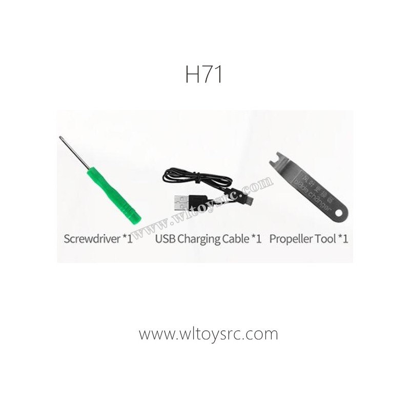 JJRC H71 Parts-USB Charger and Tool