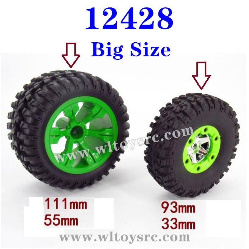 WLTOYS 12428 Tire Uprade