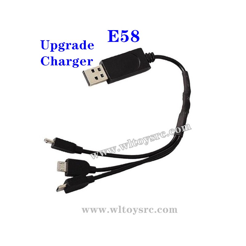 EACHINE E58 WIFI FPV Drone Upgrade Parts-USB Charger One for Three