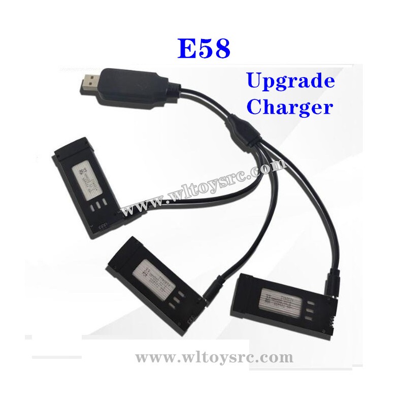 EACHINE E58 Drone Parts-Original Battery and Upgrade USB Charger
