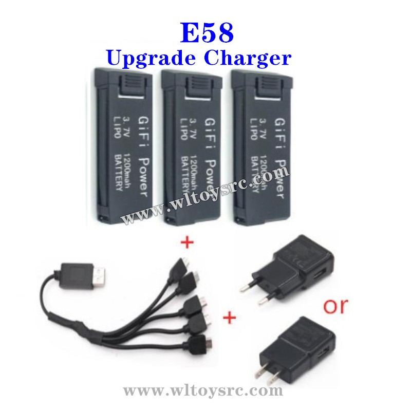 EACHINE E58 Battery and Charger Upgrade Parts