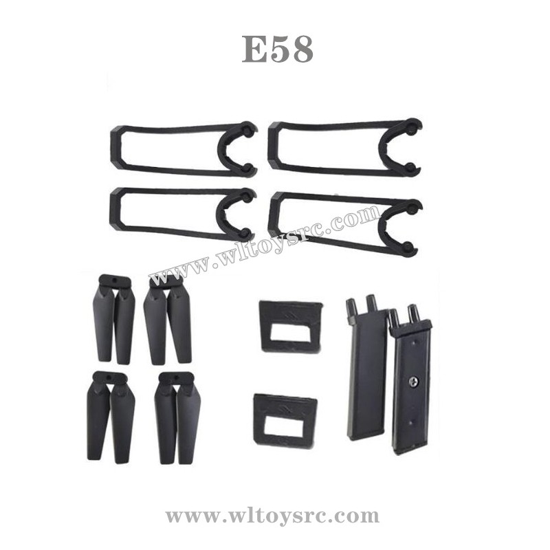 EACHINE E58 WIFI FPV Drone Parts-Landing Gear, Propellers, Protective