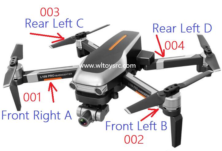 LYZRC L109 Pro RC Drone parts